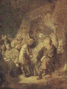 Foseph Recounting his Dream (mk33_) REMBRANDT Harmenszoon van Rijn